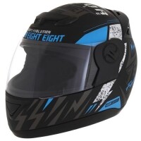 Capacete Evolution G6 788 Factory Racing Preto E Azul Pro Tork 206762 Capacete Evolution G6 788 Factory Racing Preto E Azul Pro Tork 206762