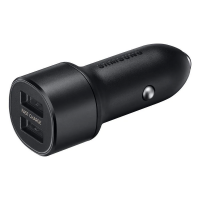 Carregador Veicular Samsung Turbo USB 2 Portas Preto Carregador Veicular Samsung Turbo USB 2 Portas Preto