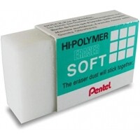 Borracha Hi-Polymer Eraser Soft Pentel SM/ZES-08E Borracha Hi-Polymer Eraser Soft Pentel SM/ZES-08E