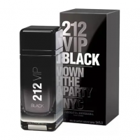 Perfume 212 Vip Black Masculino Carolina Herrera EDP 200ml Perfume 212 Vip Black Masculino Carolina Herrera EDP 200ml