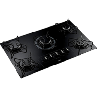 Cooktop à Gás Consul 5 Bocas CD075 Acendimento Inteligente Preto Cooktop à Gás Consul 5 Bocas CD075 Acendimento Inteligente Preto