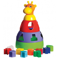 Brinquedo Educativo Girafa Didática com Blocos - Merco Toys Brinquedo Educativo Girafa Didática com Blocos - Merco Toys