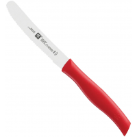Faca Universal 4 1/2 Pol Twin Grip Aço Inox Vermelho Zwilling J.A. Henckels Faca Universal 4 1/2 Pol Twin Grip Aço Inox Vermelho Zwilling J.A. Henckels