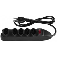 Filtros de Linha Protetor Eletrônico Intelbras com 5 Tomadas Epe 1005 Preto Filtros de Linha Protetor Eletrônico Intelbras com 5 Tomadas Epe 1005 Preto