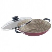 Panela Wok Tramontina Paris 20545732 Vermelha - 32cm Panela Wok Tramontina Paris 20545732 Vermelha - 32cm