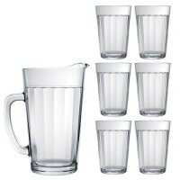 Conjunto de Copos e Jarra Copo Americano – 7 Peças Conjunto de Copos e Jarra Copo Americano – 7 Peças