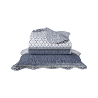 Colcha Casal Azul Santista Boutis Dinis 220x240cm Colcha Casal Azul Santista Boutis Dinis 220x240cm