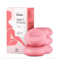 Sabonete em Barra Puro Vegetal Frutas Vermelhas Tododia - 5un de 90g Sabonete em Barra Puro Vegetal Frutas Vermelhas Tododia - 5un de 90g