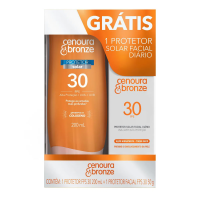 Kit Protetor Solar Cenoura E Bronze Loção Fps30 200 Ml E Facial Fps30 50g Kit Protetor Solar Cenoura E Bronze Loção Fps30 200 Ml E Facial Fps30 50g