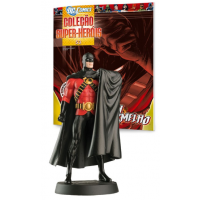 Action Figure DC Figurines: Robin Vermelho #53 - Eaglemoss Action Figure DC Figurines: Robin Vermelho #53 - Eaglemoss