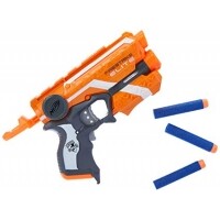 Lança Dardo Nerf Elite Firestrike Hasbro Azul Lança Dardo Nerf Elite Firestrike Hasbro Azul