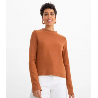 Blusa Liss Manga Longa Bege Blusa Liss Manga Longa Bege