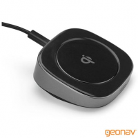 Carregador de Mesa por Indução Universal Preto Geonav - QI10WU Carregador de Mesa por Indução Universal Preto Geonav - QI10WU