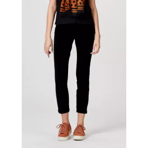 Calça Super Skinny Feminina em Tecido de Veludo com Bolso - Preto Calça Super Skinny Feminina em Tecido de Veludo com Bolso - Preto