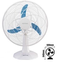 Ventilador Oscilante de Mesa 50cm 3 Velocidades Branco - Notos 220v Ventilador Oscilante de Mesa 50cm 3 Velocidades Branco - Notos 220v