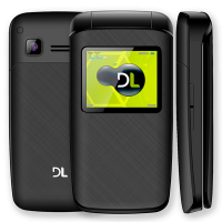 Celular DL Flip Dual Chip com Câmera Digital YC-330 Preto Celular DL Flip Dual Chip com Câmera Digital YC-330 Preto