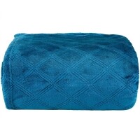 Cobertor Casal Flannel 3D Geométrico - Casa & Conforto Cobertor Casal Flannel 3D Geométrico - Casa & Conforto