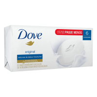 6 Unidades Sabonete em Barra Corporal Dove Original 90g 6 Unidades Sabonete em Barra Corporal Dove Original 90g