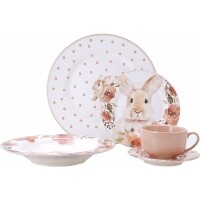 Aparelho De Jantar Coelho 18 Peças ou 20 Peças - La Cuisine Aparelho De Jantar Coelho 18 Peças ou 20 Peças - La Cuisine