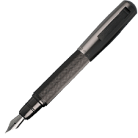 Caneta Hugo Boss Pure Matte Dark Chrome Cinza Tinteiro - Vivara Caneta Hugo Boss Pure Matte Dark Chrome Cinza Tinteiro - Vivara
