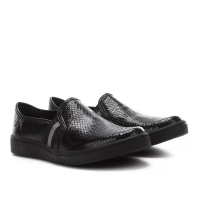 Tênis Mississipi Slip On Elástico Croco Feminino - Preto Tênis Mississipi Slip On Elástico Croco Feminino - Preto
