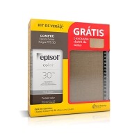Protetor Solar Facial Episol Color Pele Negra FPS30 40g Grátis Clutch de Verão Protetor Solar Facial Episol Color Pele Negra FPS30 40g Grátis Clutch de Verão