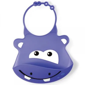Babador de Silicone Hipopotamo Multikids Baby Babador de Silicone Hipopotamo Multikids Baby