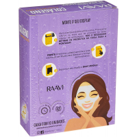 Pack Máscara de Tecido Facial Rejuvenescedora Colágeno Raavi com 10 Unidades Pack Máscara de Tecido Facial Rejuvenescedora Colágeno Raavi com 10 Unidades