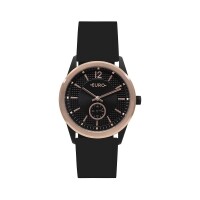 Relógio Euro Metal Trendy Feminino Preto Analógico EU1L45AB/8P Relógio Euro Metal Trendy Feminino Preto Analógico EU1L45AB/8P