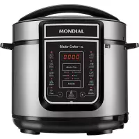 Panela De Pressão Elétrica Mondial Digital Master Cooker 5l - PE-38 Panela De Pressão Elétrica Mondial Digital Master Cooker 5l - PE-38