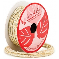 Sisal Simples Cru/Palha com Prata Rolo Aramex 1414-101 Multicolor Sisal Simples Cru/Palha com Prata Rolo Aramex 1414-101 Multicolor