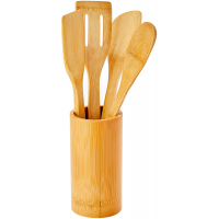 Kit de Utensílios 5 Peças Ecokitchen Mimo Style Bege Kit de Utensílios 5 Peças Ecokitchen Mimo Style Bege