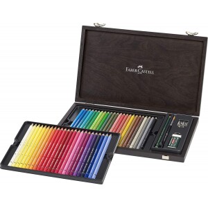 A&G Estojo de Madeira Albrecht Durer 48 Cores Faber-Castell 117506 - Multicor A&G Estojo de Madeira Albrecht Durer 48 Cores Faber-Castell 117506 - Multicor