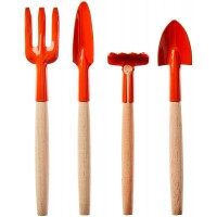 Conjunto para Jardinagem Tramontina Metálico com Cabo de Madeira 4 Peças Conjunto para Jardinagem Tramontina Metálico com Cabo de Madeira 4 Peças