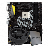 Kit Upgrade Placa Mãe Biostar B350GT5 Ddr4 + Processador Amd Ryzen 5 2600x 3.6ghz Kit Upgrade Placa Mãe Biostar B350GT5 Ddr4 + Processador Amd Ryzen 5 2600x 3.6ghz