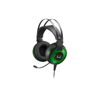 Headset Gamer Warrior Raiko USB 7.1 3D Digital Surround Sound LED Verde - PH259 - Multilaser Headset Gamer Warrior Raiko USB 7.1 3D Digital Surround Sound LED Verde - PH259 - Multilaser
