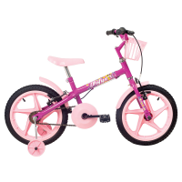 Bicicleta Infantil Aro 16 Verden Fofys Rosa Bicicleta Infantil Aro 16 Verden Fofys Rosa