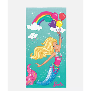 Toalha de Banho Infantil Barbie Reinos Mágicos Lepper 1 Peça Toalha de Banho Infantil Barbie Reinos Mágicos Lepper 1 Peça