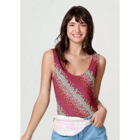 Body Feminino em Malha com Elastano Estampada - Bordô Body Feminino em Malha com Elastano Estampada - Bordô