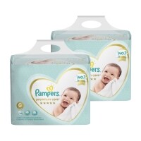 Kit de Fraldas Pampers G Premium Care Jumbo - 136 Unidades Kit de Fraldas Pampers G Premium Care Jumbo - 136 Unidades