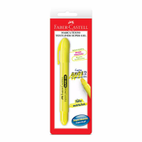 Marca Texto Faber-castell Gel Amarelo Marca Texto Faber-castell Gel Amarelo