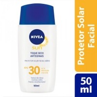 Protetor Solar Facial Nivea Sun Toque Seco Antissinais FPS30 50ml Protetor Solar Facial Nivea Sun Toque Seco Antissinais FPS30 50ml