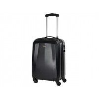 Mala de Viagem Samsonite Pequena 10kg Rígida - Expansiva com Giro 360º Hudson Preta Mala de Viagem Samsonite Pequena 10kg Rígida - Expansiva com Giro 360º Hudson Preta