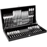 Faqueiro Inox 42 Peças Madri com Estojo de Madeira - La Cuisine By Richwell Faqueiro Inox 42 Peças Madri com Estojo de Madeira - La Cuisine By Richwell