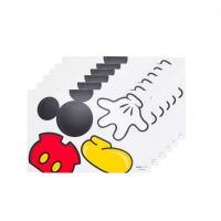 Kit Lugar Americano Mickey 30cm x 45cm 6 Peças Kit Lugar Americano Mickey 30cm x 45cm 6 Peças