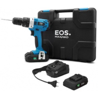 Parafusadeira e Furadeira De Impacto Profissional EOS MaxPro A Bateria 21V C/ Maleta 2 Baterias e Carregador Bivolt - F Parafusadeira e Furadeira De Impacto Profissional EOS MaxPro A Bateria 21V C/ Maleta 2 Baterias e Carregador Bivolt - F