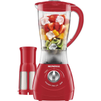 Liquidificador Power Red L77 com Filtro 2 Velocidades 500W - Mondial Liquidificador Power Red L77 com Filtro 2 Velocidades 500W - Mondial