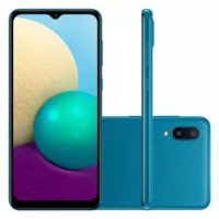Smartphone Samsung Galaxy A02 32GB Dual Chip 2GB RAM Tela 6.5” Smartphone Samsung Galaxy A02 32GB Dual Chip 2GB RAM Tela 6.5”