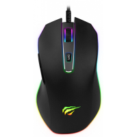 Mouse Gamer Havit MS837 RGB 7000DPI 7 Botões Black Mouse Gamer Havit MS837 RGB 7000DPI 7 Botões Black