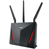 Roteador Gamer Wireless ASUS Dual band AC2900Mbps AiMesh 3 Antenas - RT-AC86U Roteador Gamer Wireless ASUS Dual band AC2900Mbps AiMesh 3 Antenas - RT-AC86U